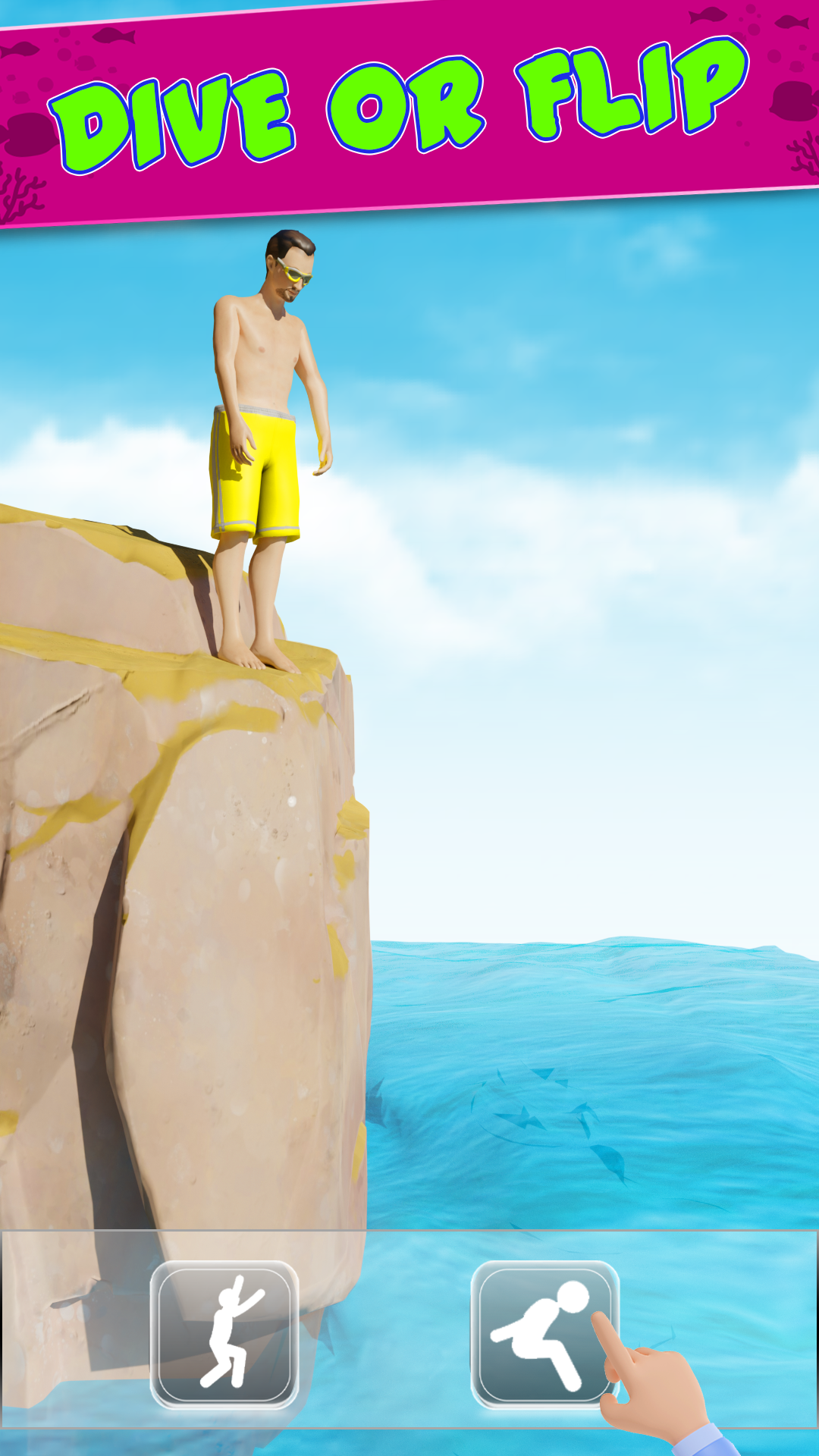 اسکرین شات 4 بازی Cliff Flip Diving 3D Flip