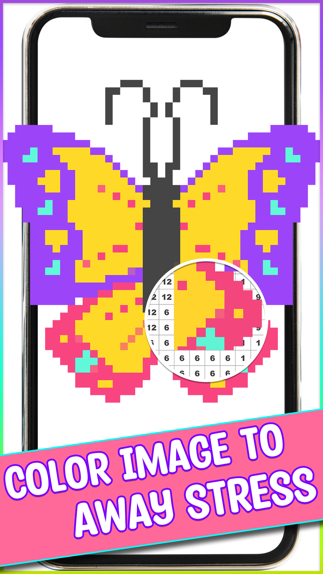 اسکرین شات 3 برنامه Pixly - Paint by Number Pixel