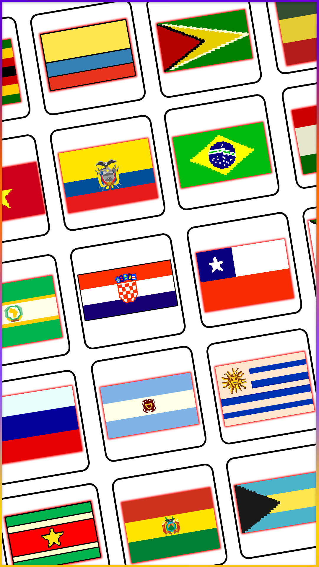 اسکرین شات 8 برنامه Flag Pixel Art Color by Number