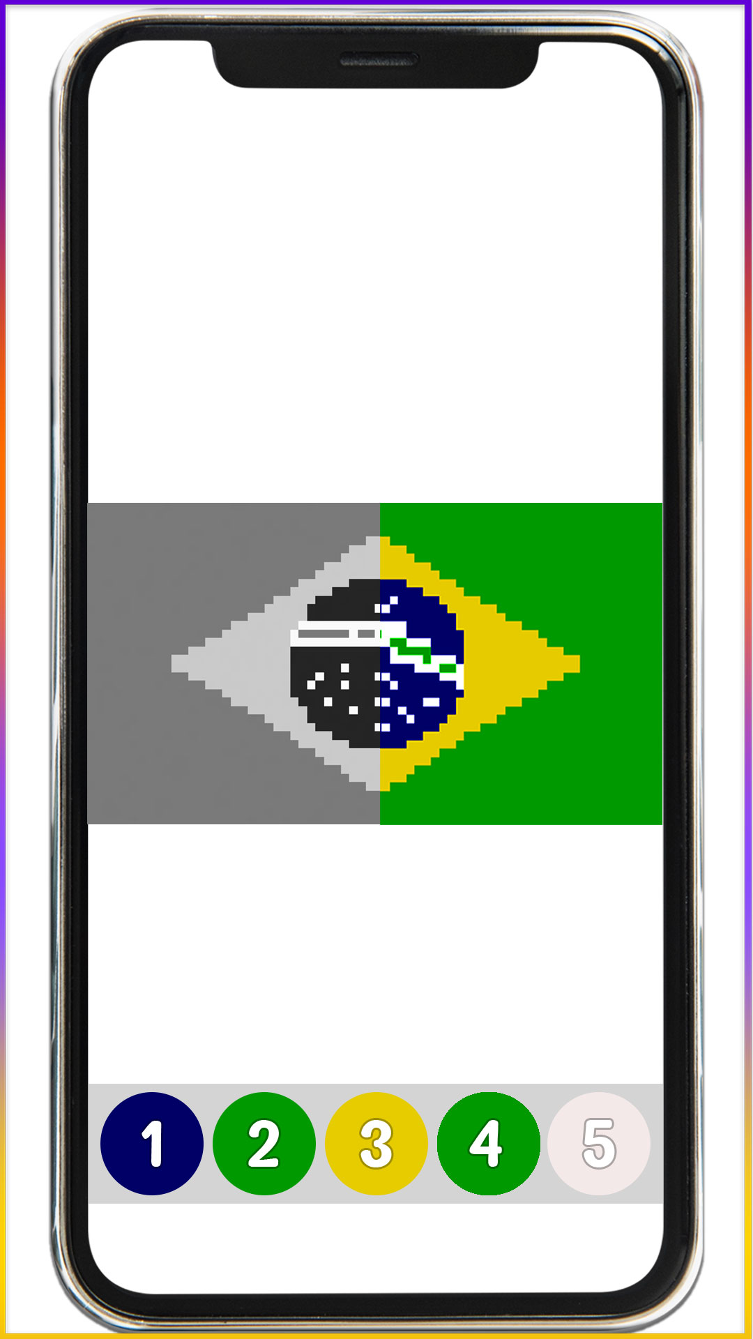 اسکرین شات 6 برنامه Flag Pixel Art Color by Number