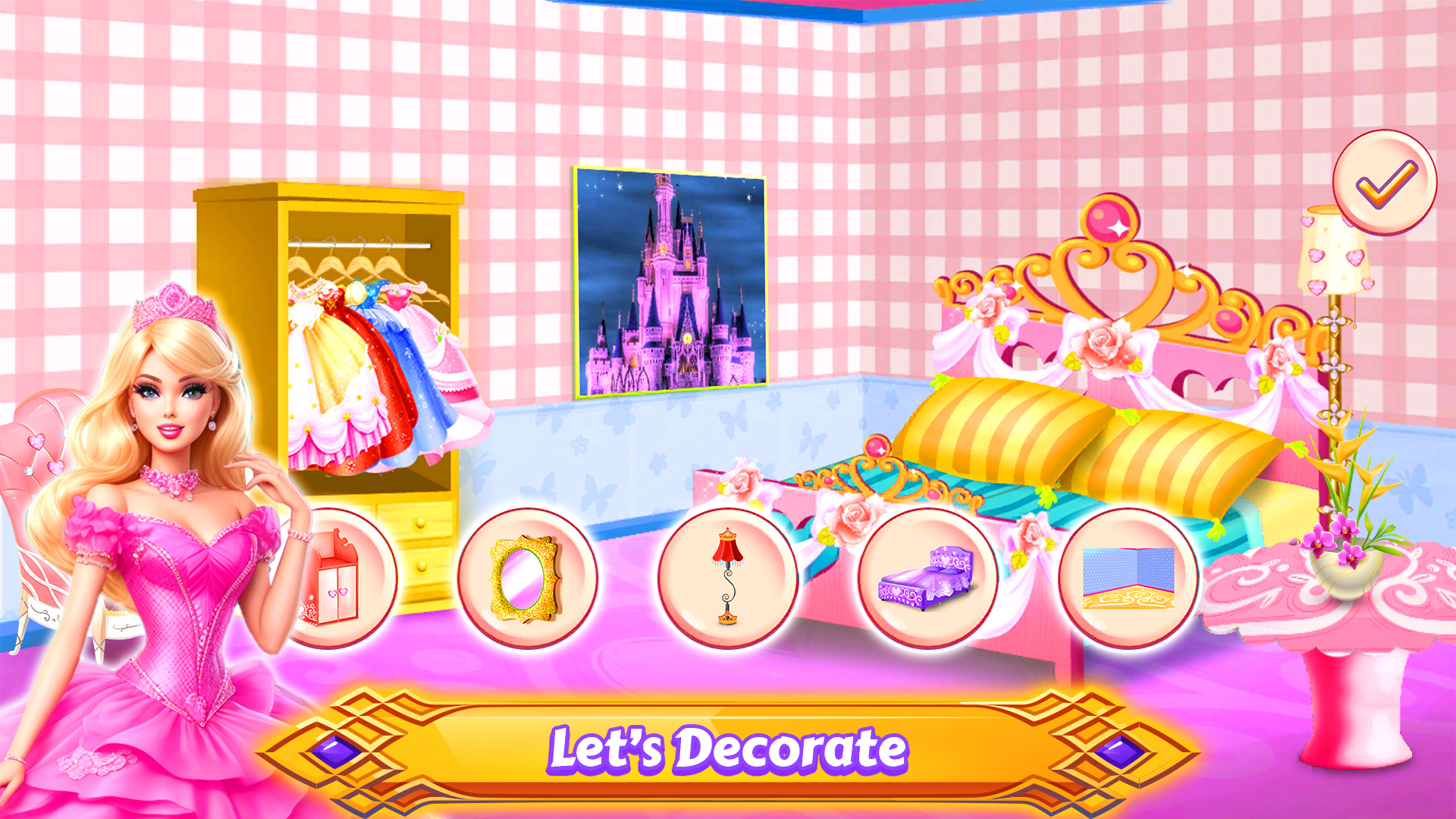 اسکرین شات 2 بازی Princess Room Cleanup Washer
