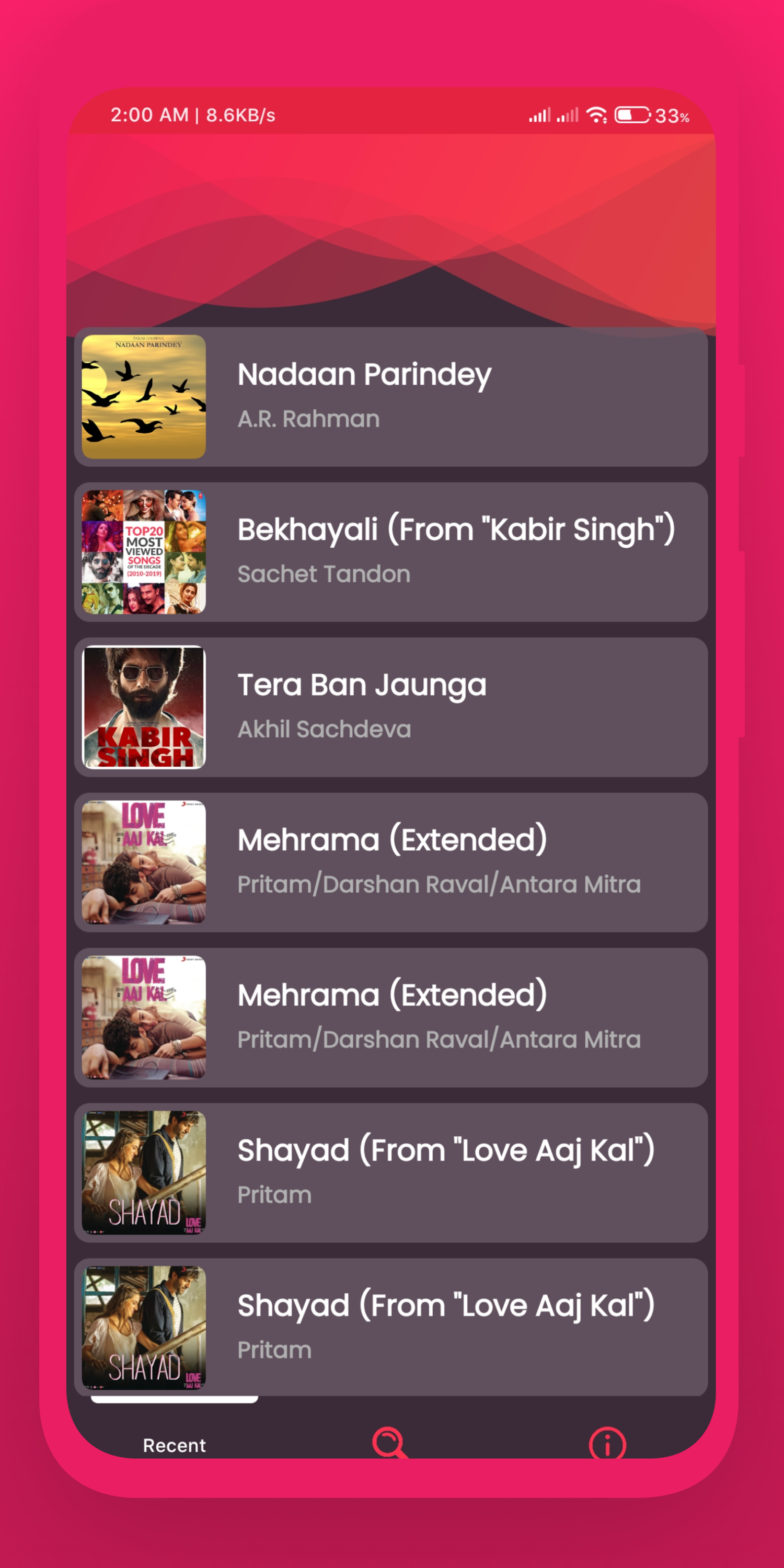 اسکرین شات 4 برنامه Music Finder - OLD