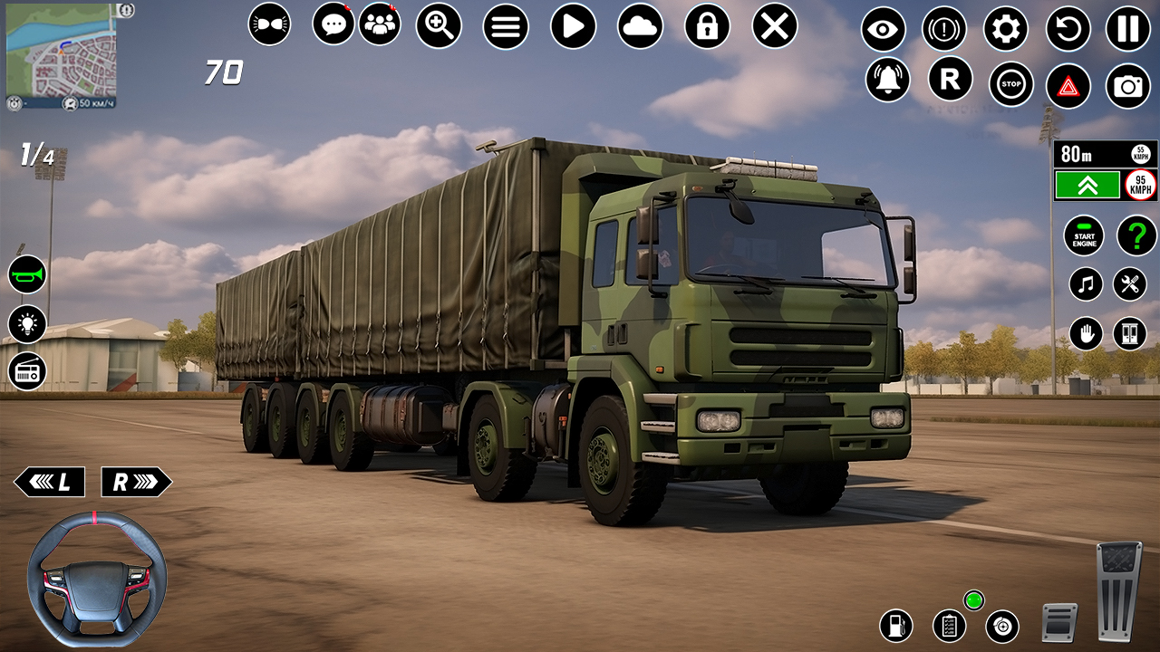 اسکرین شات 3 بازی Army Cargo Driver - Truck Game