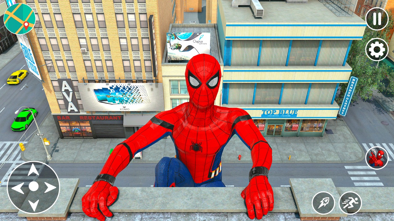 اسکرین شات 8 بازی Spiderman Miami Rope Hero 3D