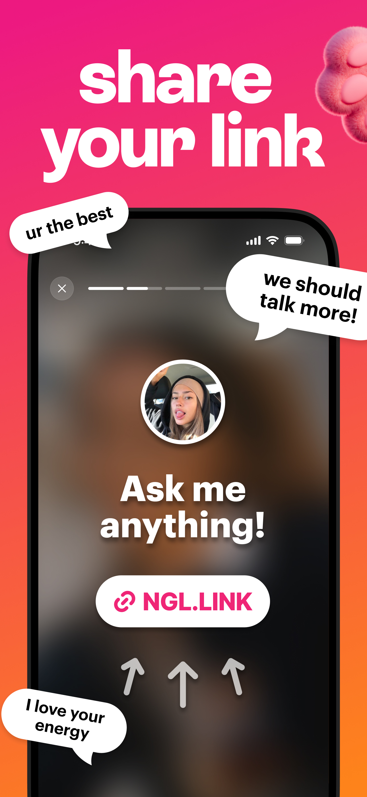 اسکرین شات 2 برنامه NGL: ask me anything