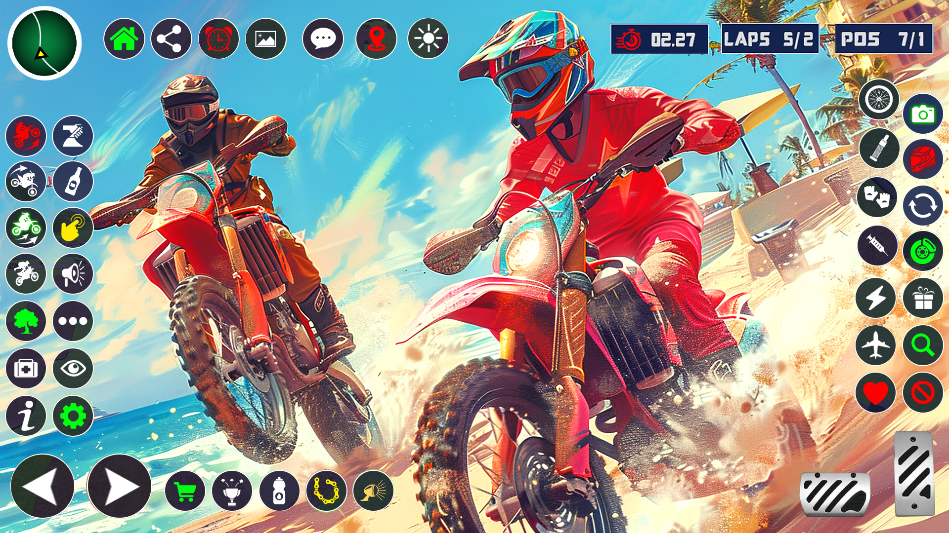 اسکرین شات 4 برنامه Motocross DirtBike Racing Game