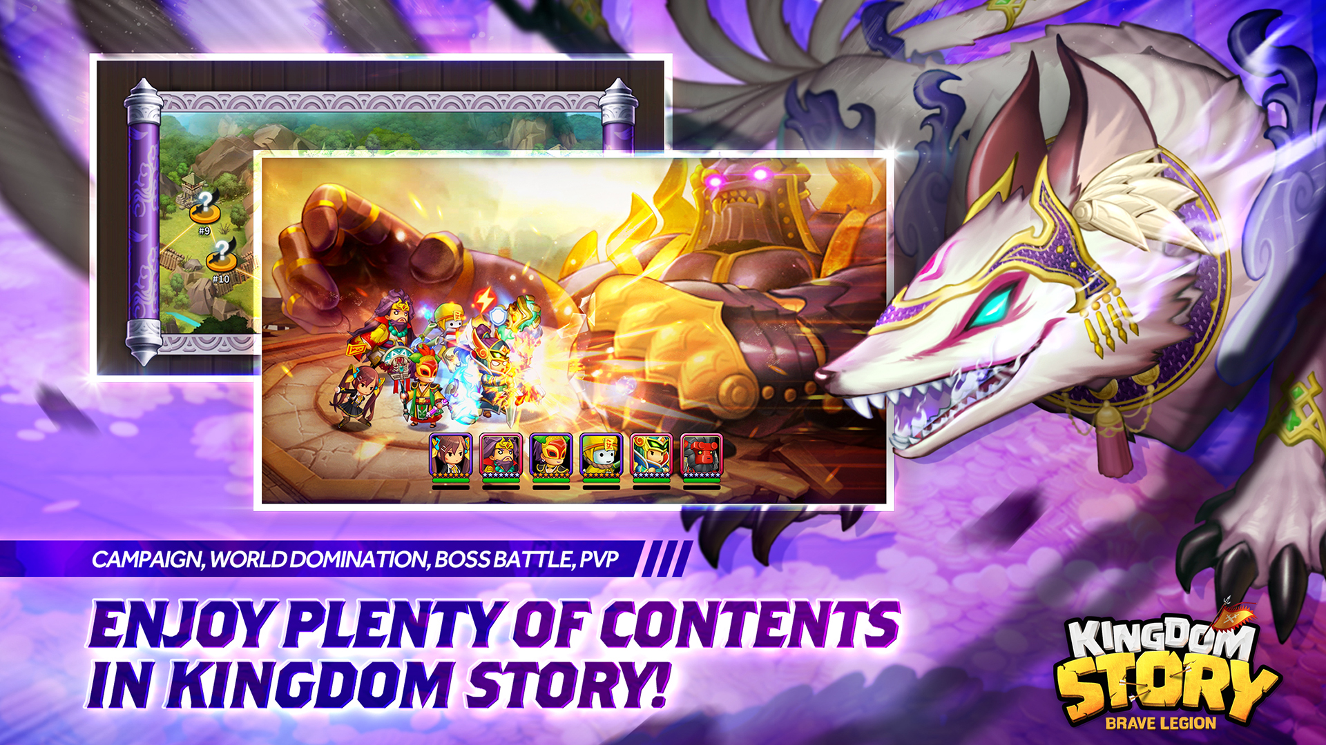 اسکرین شات 5 بازی Kingdom Story: Brave Legion