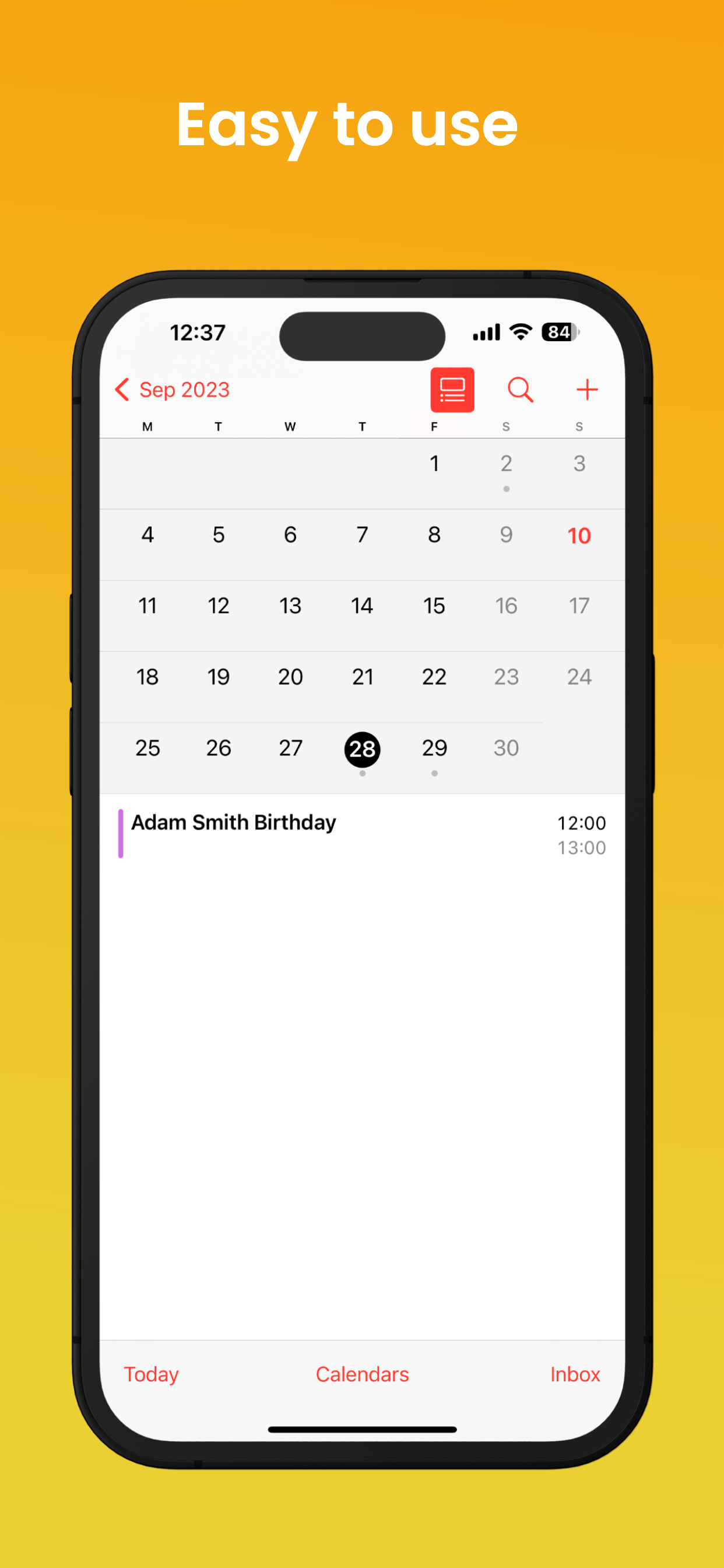 اسکرین شات 5 برنامه iCalendar - Calendar OS 26