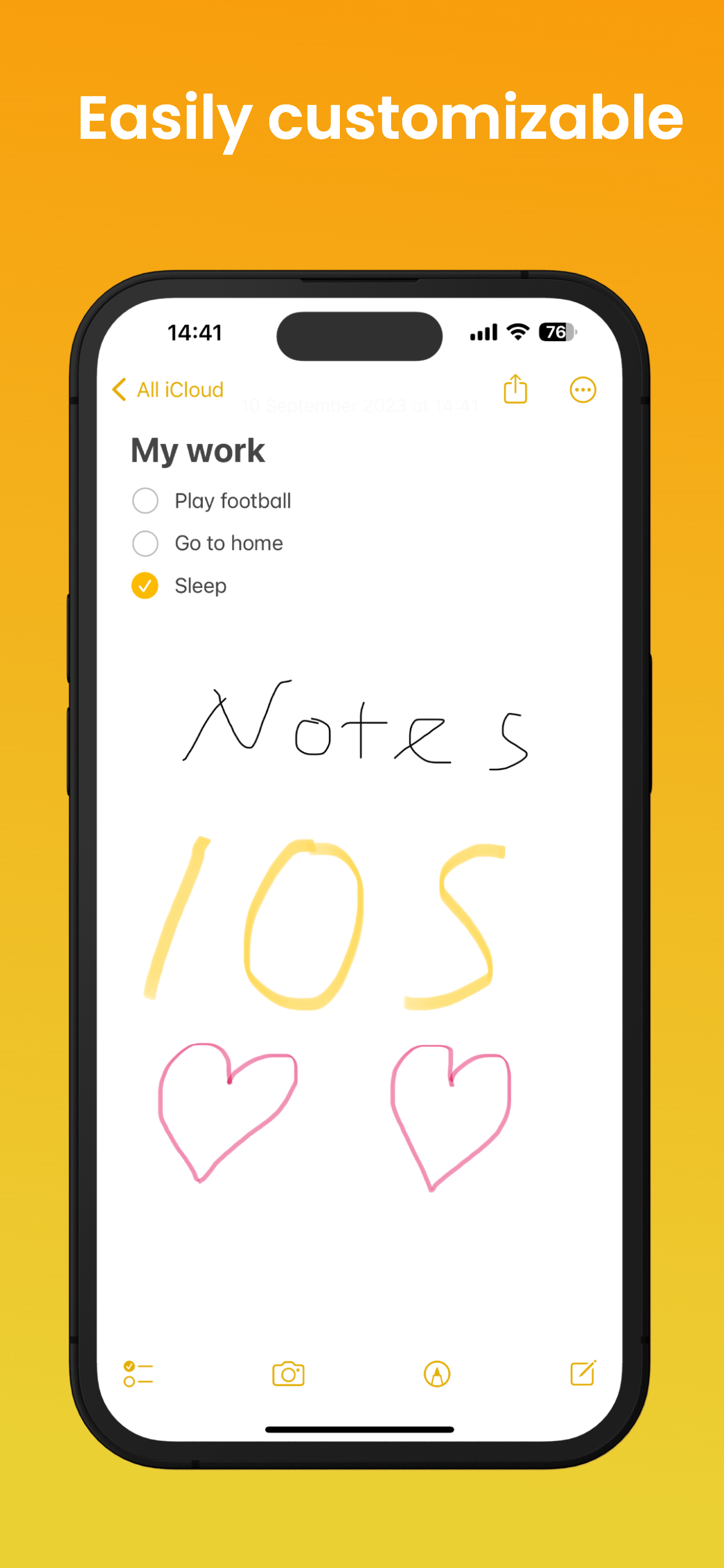 اسکرین شات 5 برنامه Note OS 26 - Phone 17 Notes
