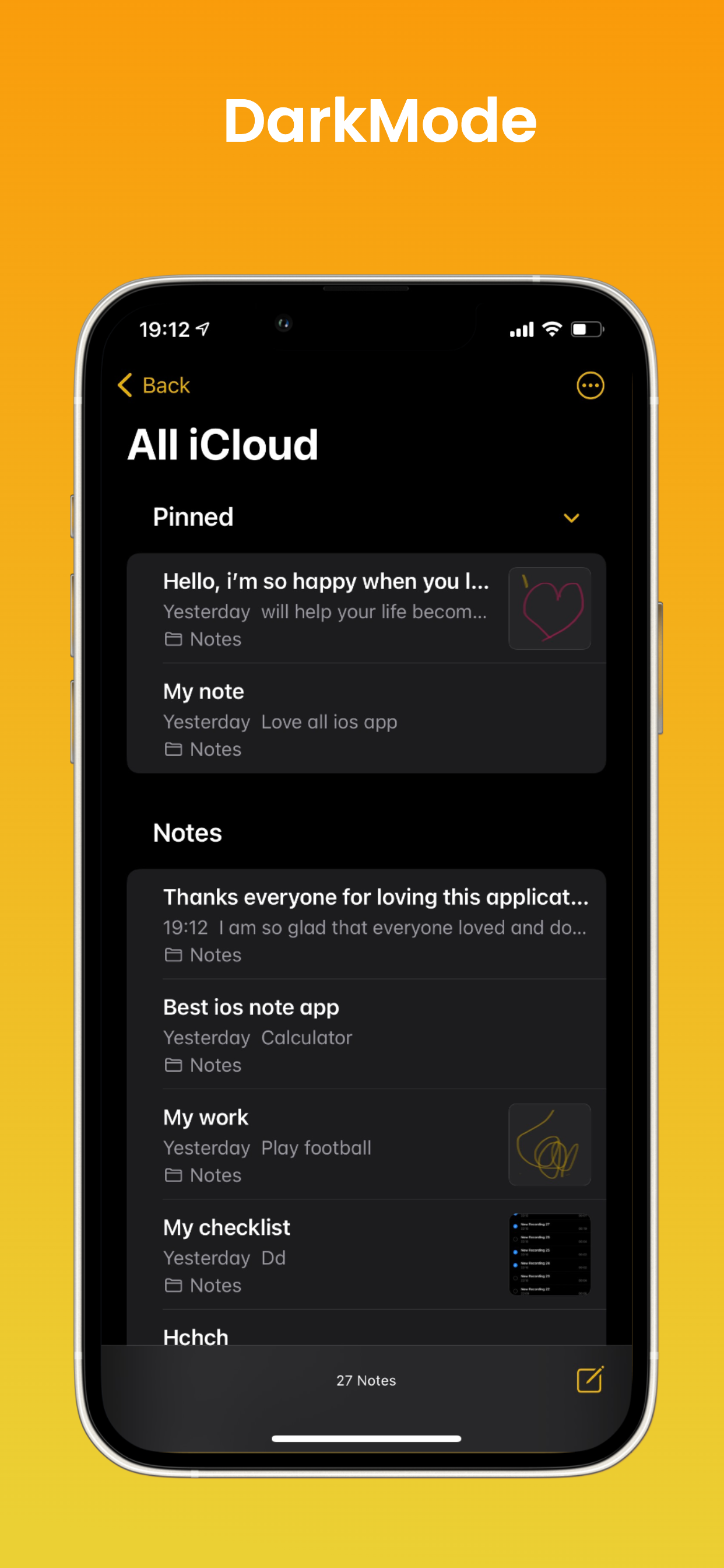 اسکرین شات 2 برنامه Note OS 18 - Phone 16 Notes