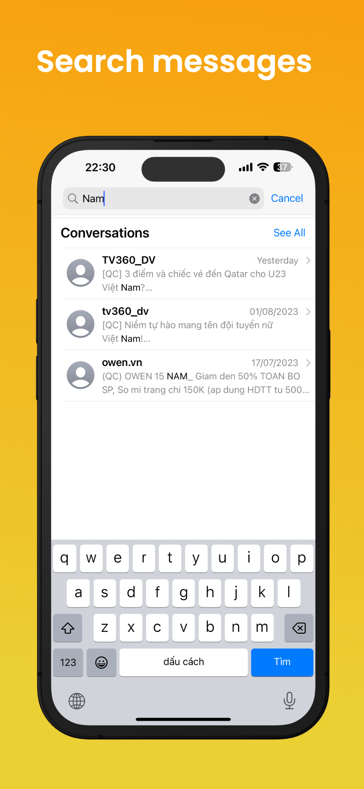 اسکرین شات 7 برنامه Messages Phone 16