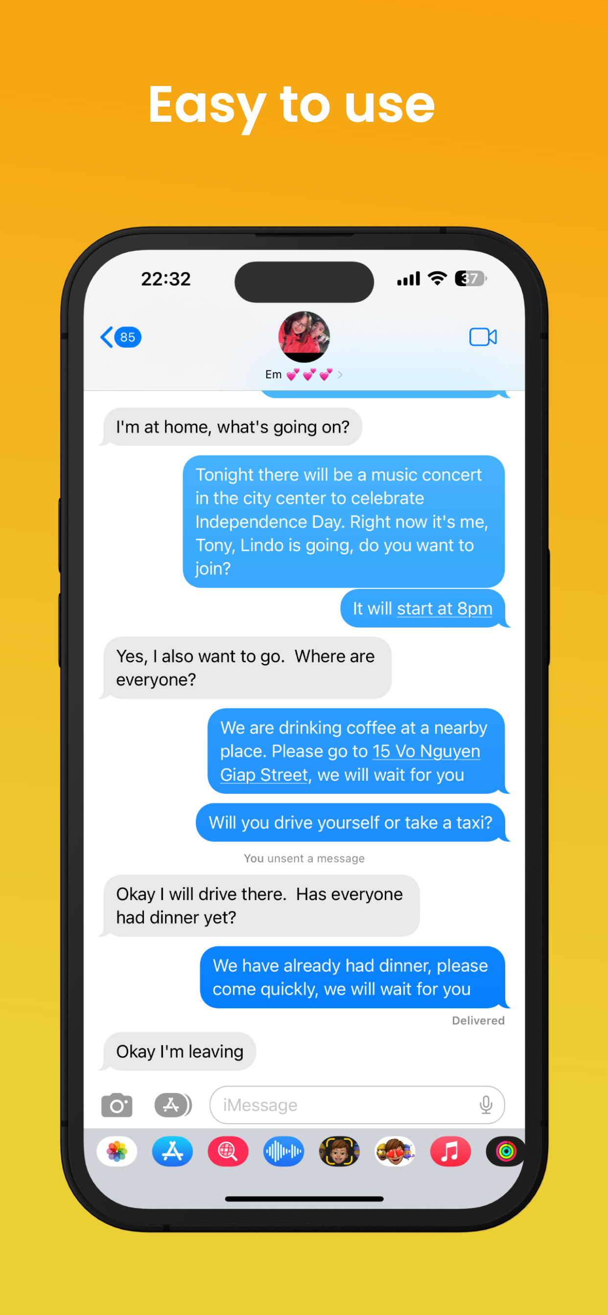 اسکرین شات 5 برنامه Messages Phone 16