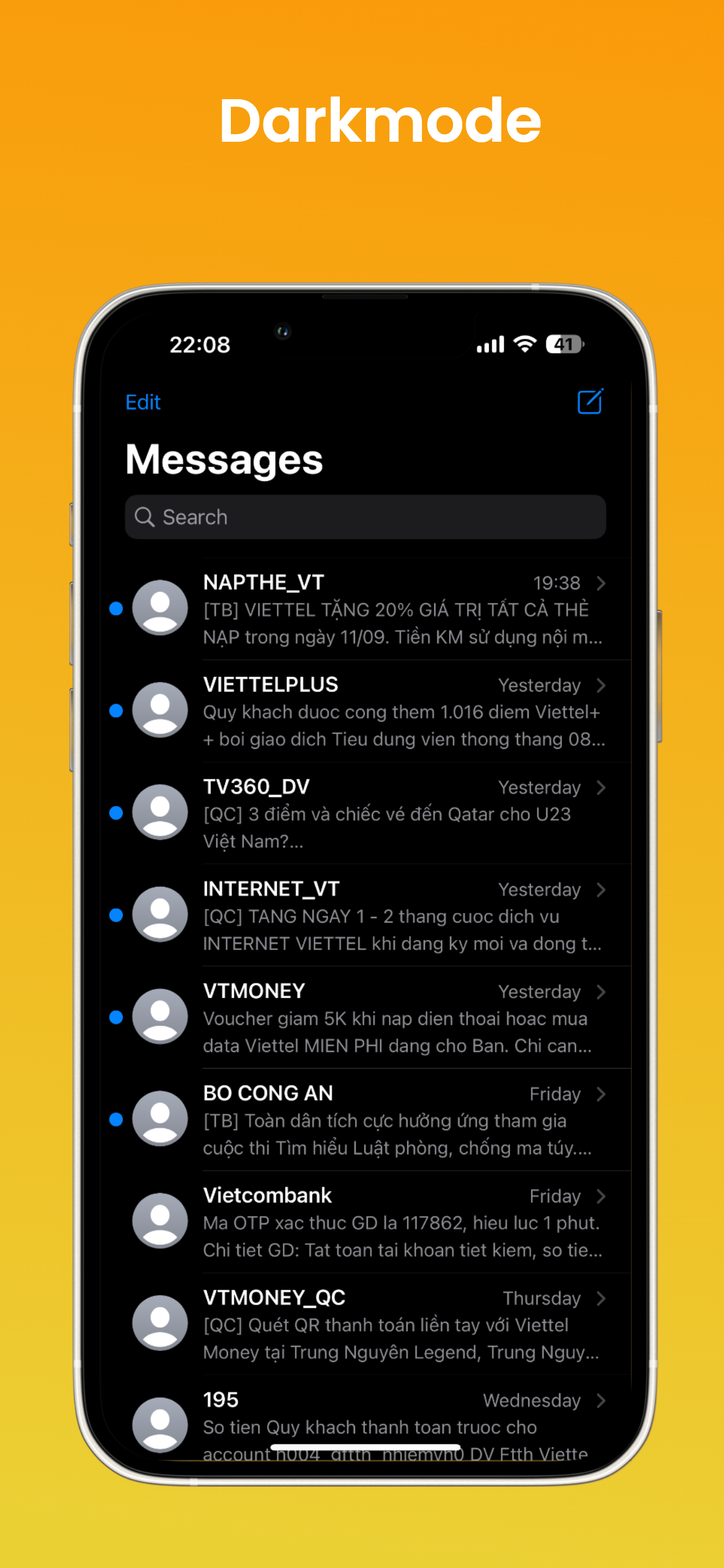 اسکرین شات 4 برنامه Messages Phone 17