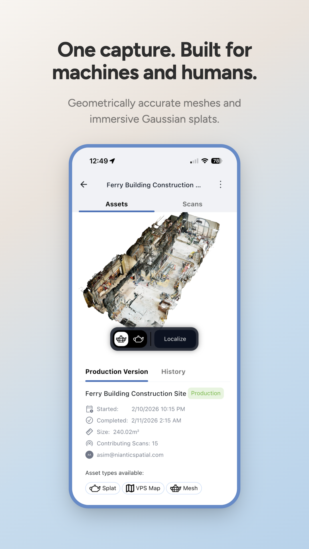 اسکرین شات 2 برنامه Scaniverse | Free 3D scanner