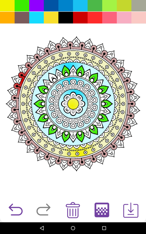 اسکرین شات 3 برنامه کتاب رنگ آمیزی بزرگسالان