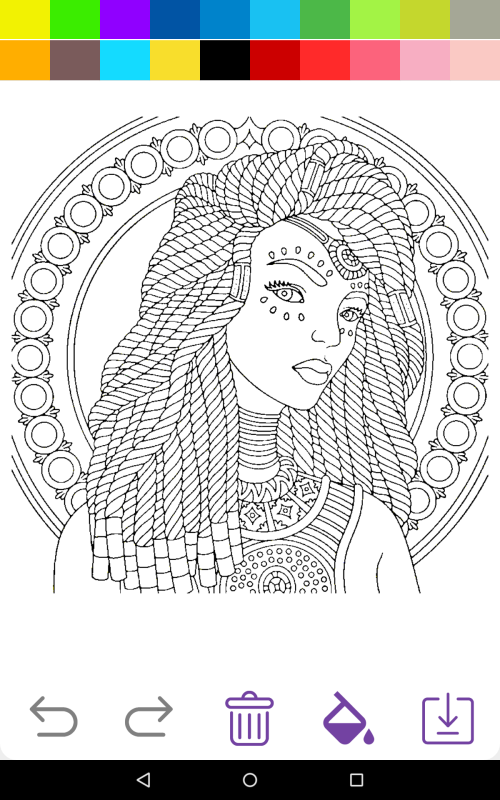 اسکرین شات 6 برنامه کتاب رنگ آمیزی بزرگسالان