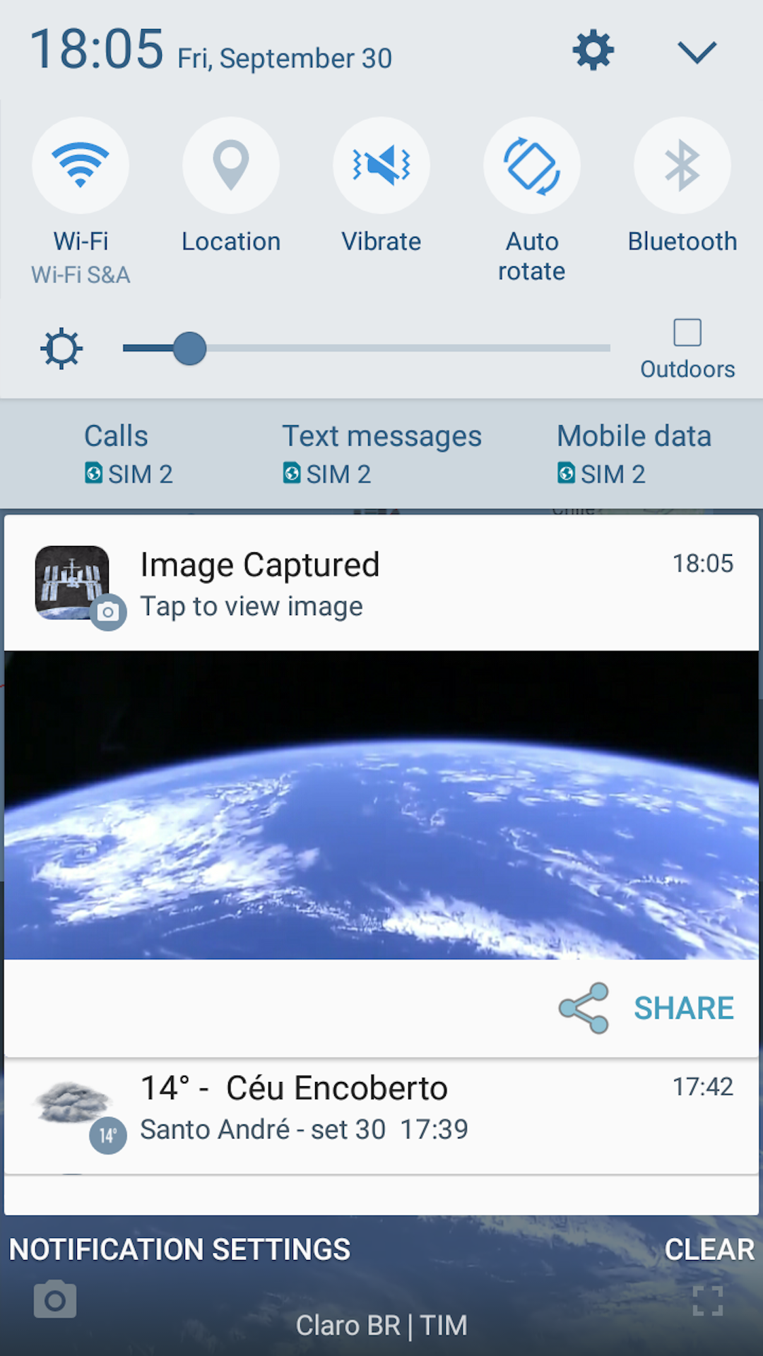 اسکرین شات 8 برنامه ISS Live Now: Live Earth View