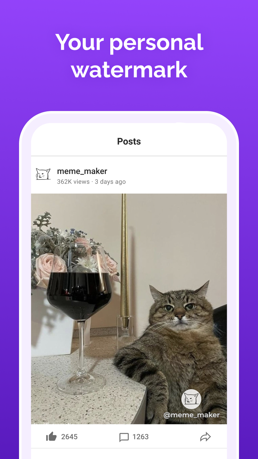 اسکرین شات 4 برنامه Memasik - Meme Maker