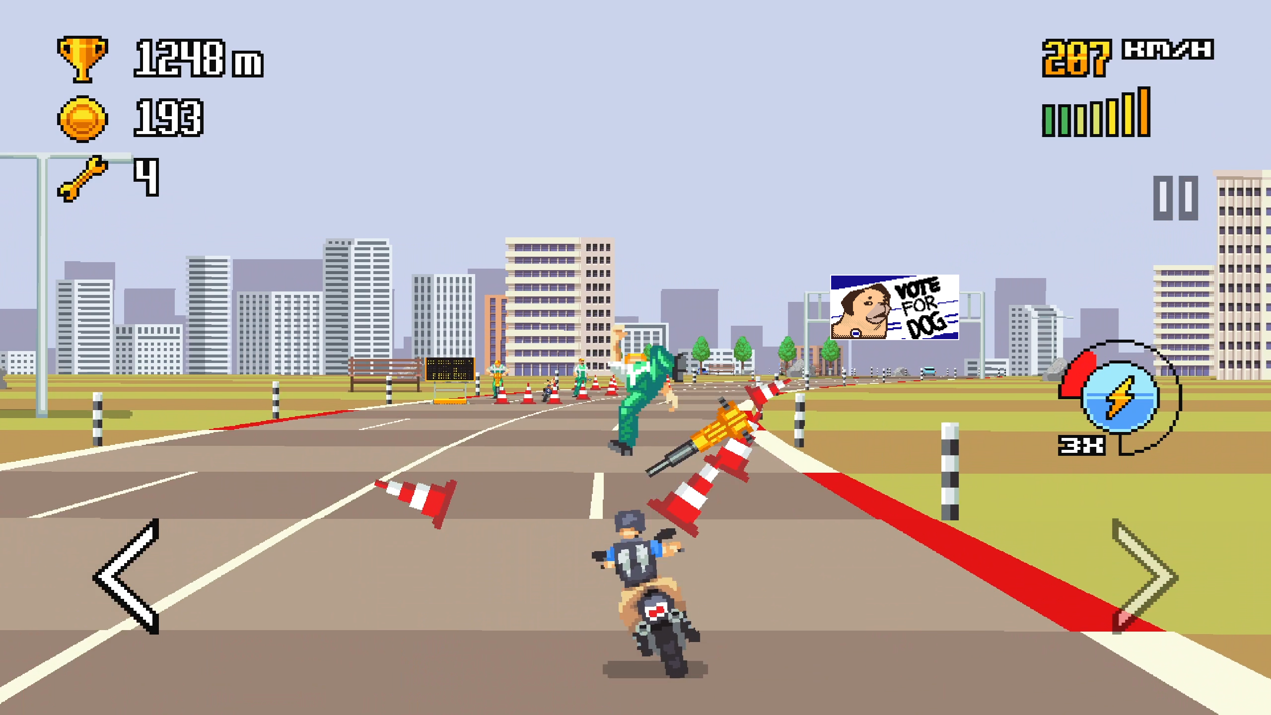 اسکرین شات 8 بازی Retro Highway - Bike Racer