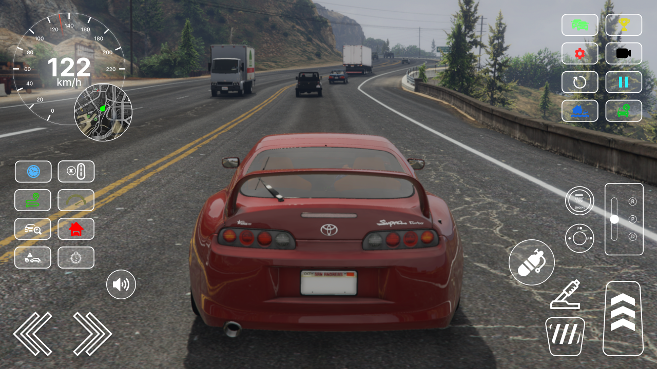 اسکرین شات 3 بازی Supra Modern Drift Escape