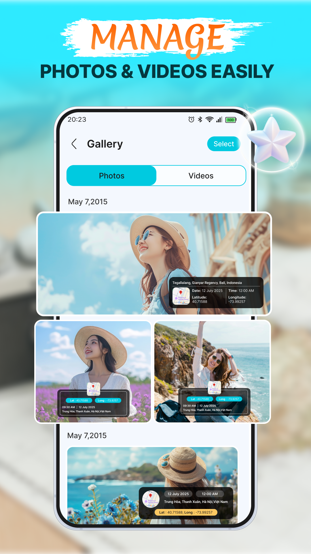 اسکرین شات 3 برنامه GPS Map: Camera & Location