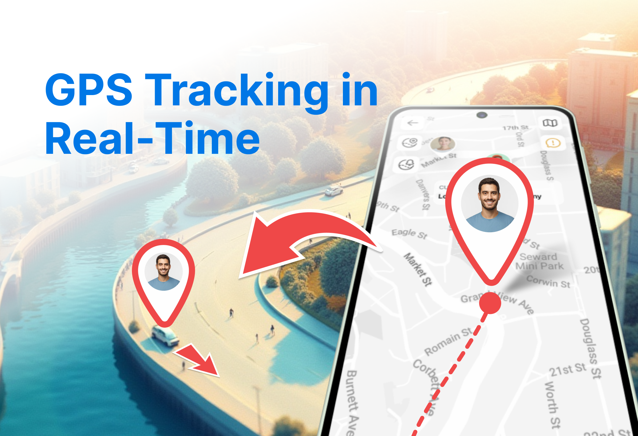 اسکرین شات 2 برنامه GPS Location Sharing & Locator