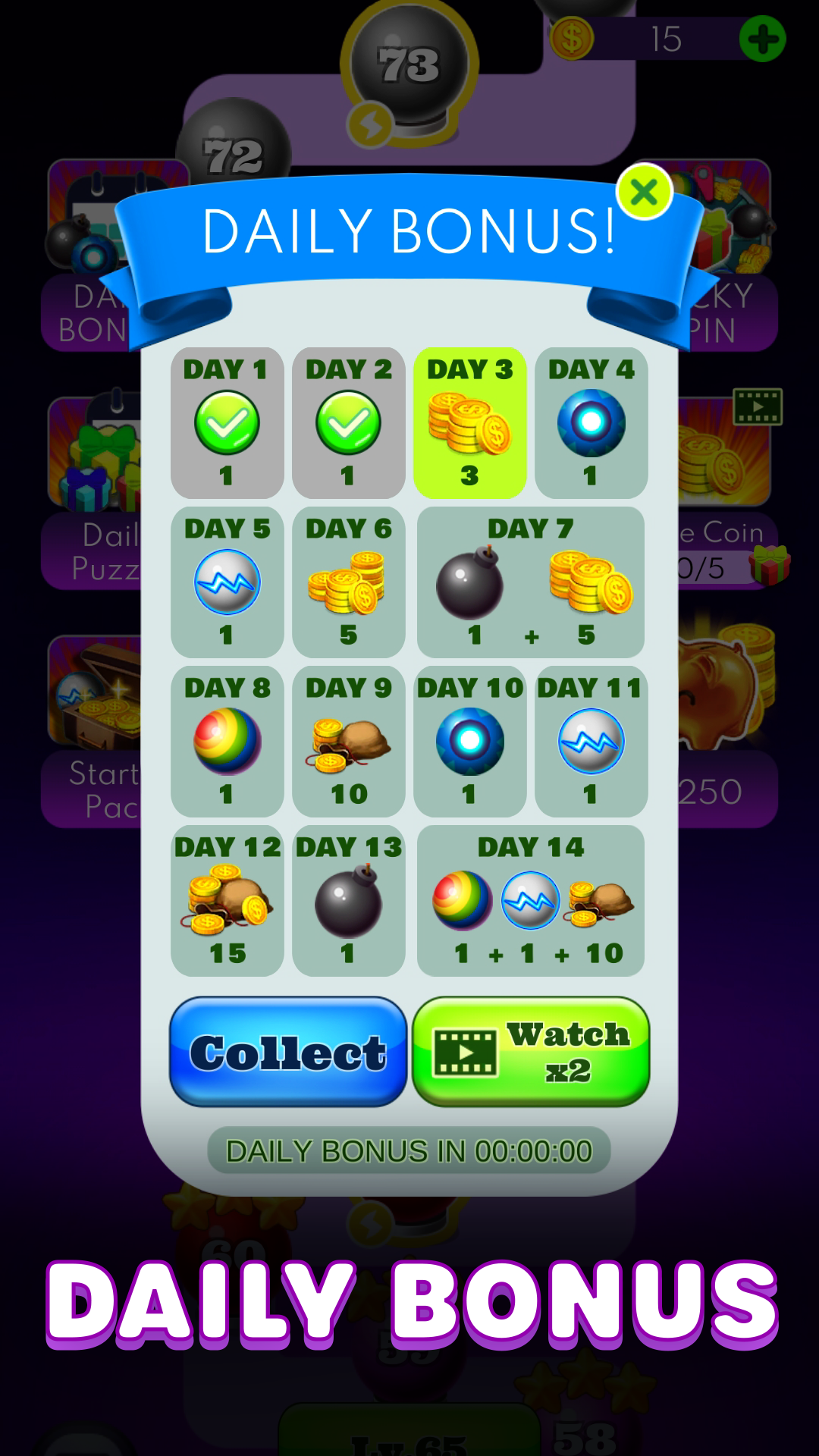 اسکرین شات 6 بازی Bubble Shooter Mania - Blast