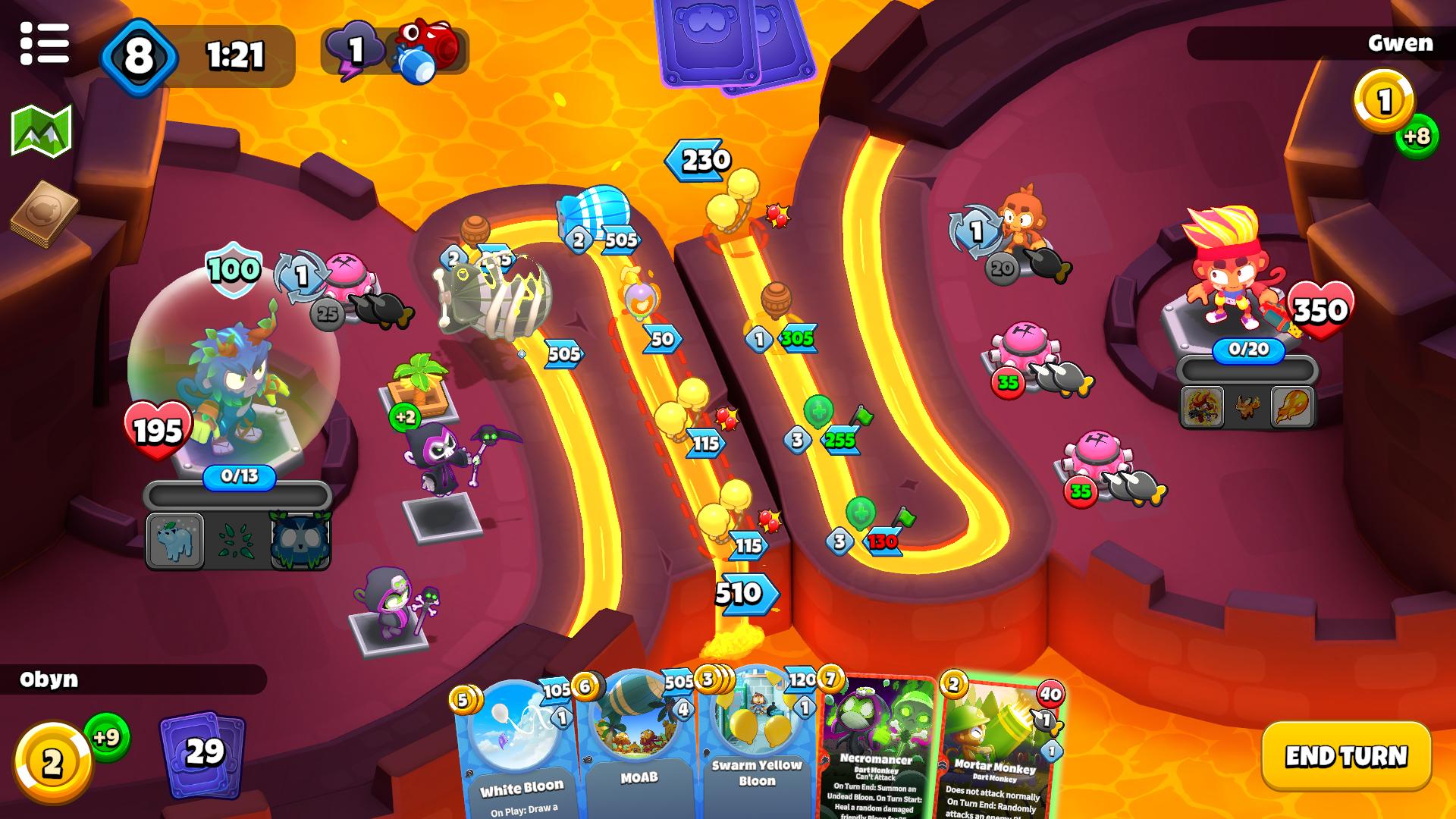 اسکرین شات 7 بازی Bloons Card Storm