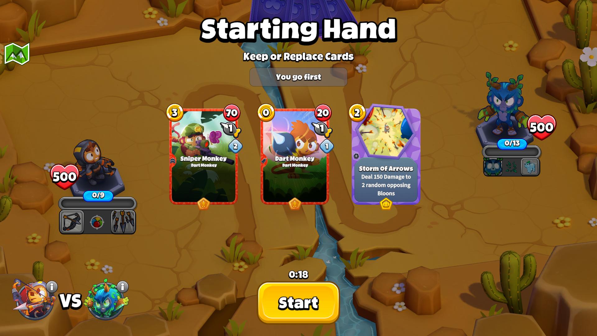 اسکرین شات 3 بازی Bloons Card Storm