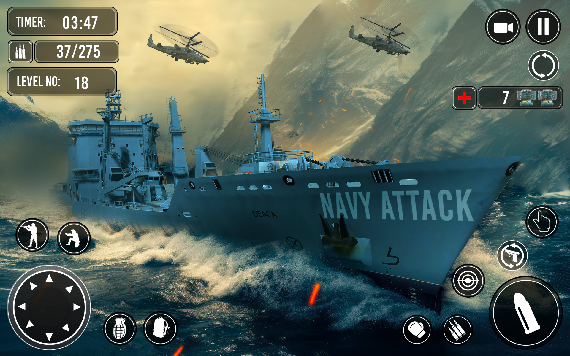 اسکرین شات 1 بازی Gunship Battle: Shooting Games