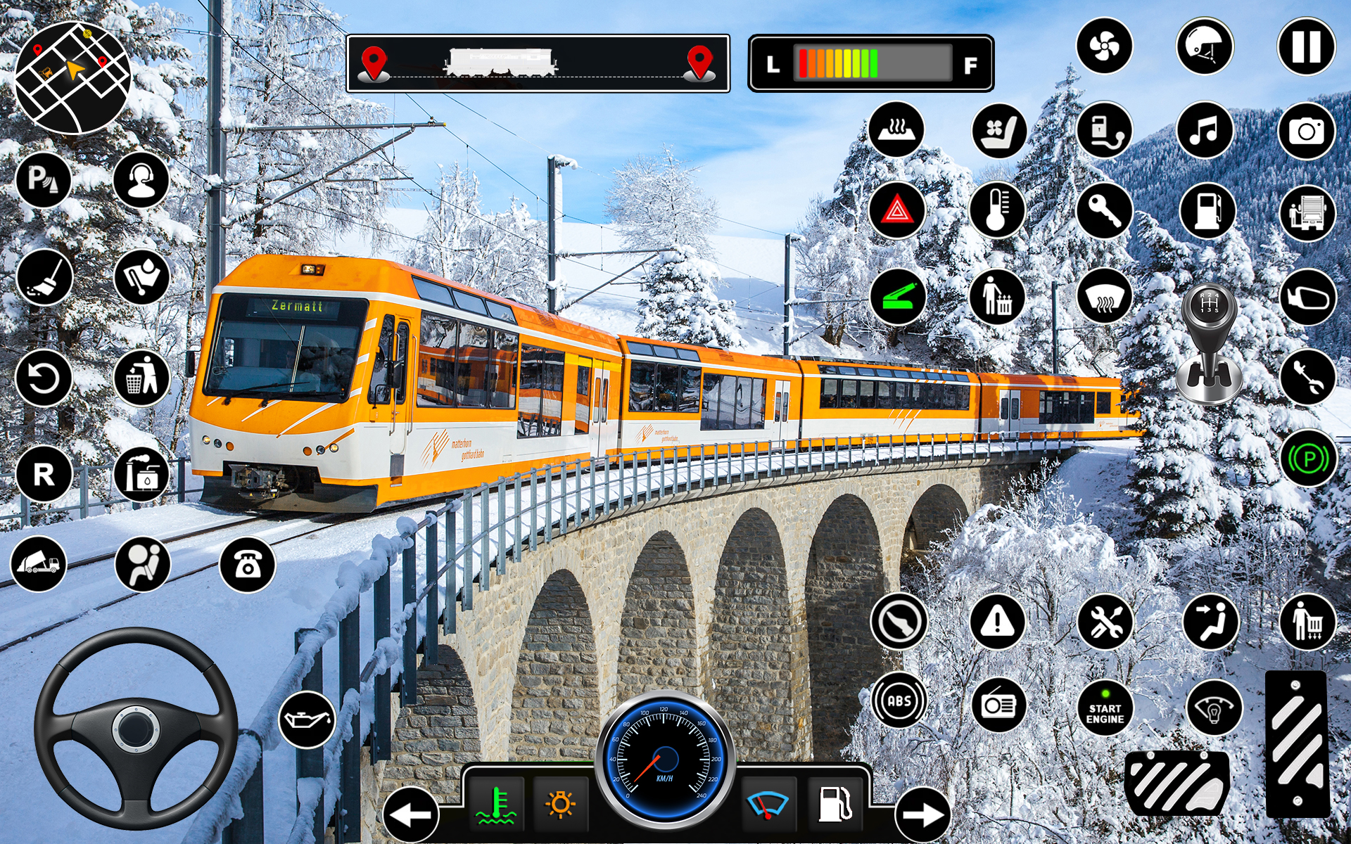 اسکرین شات 5 برنامه City Train Games 3d Train Game