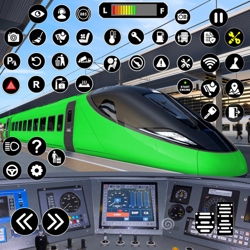 اسکرین شات 1 برنامه City Train Games 3d Train Game