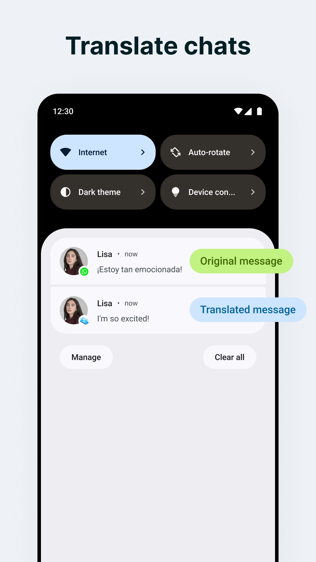 اسکرین شات 6 برنامه Bubble Screen Translate