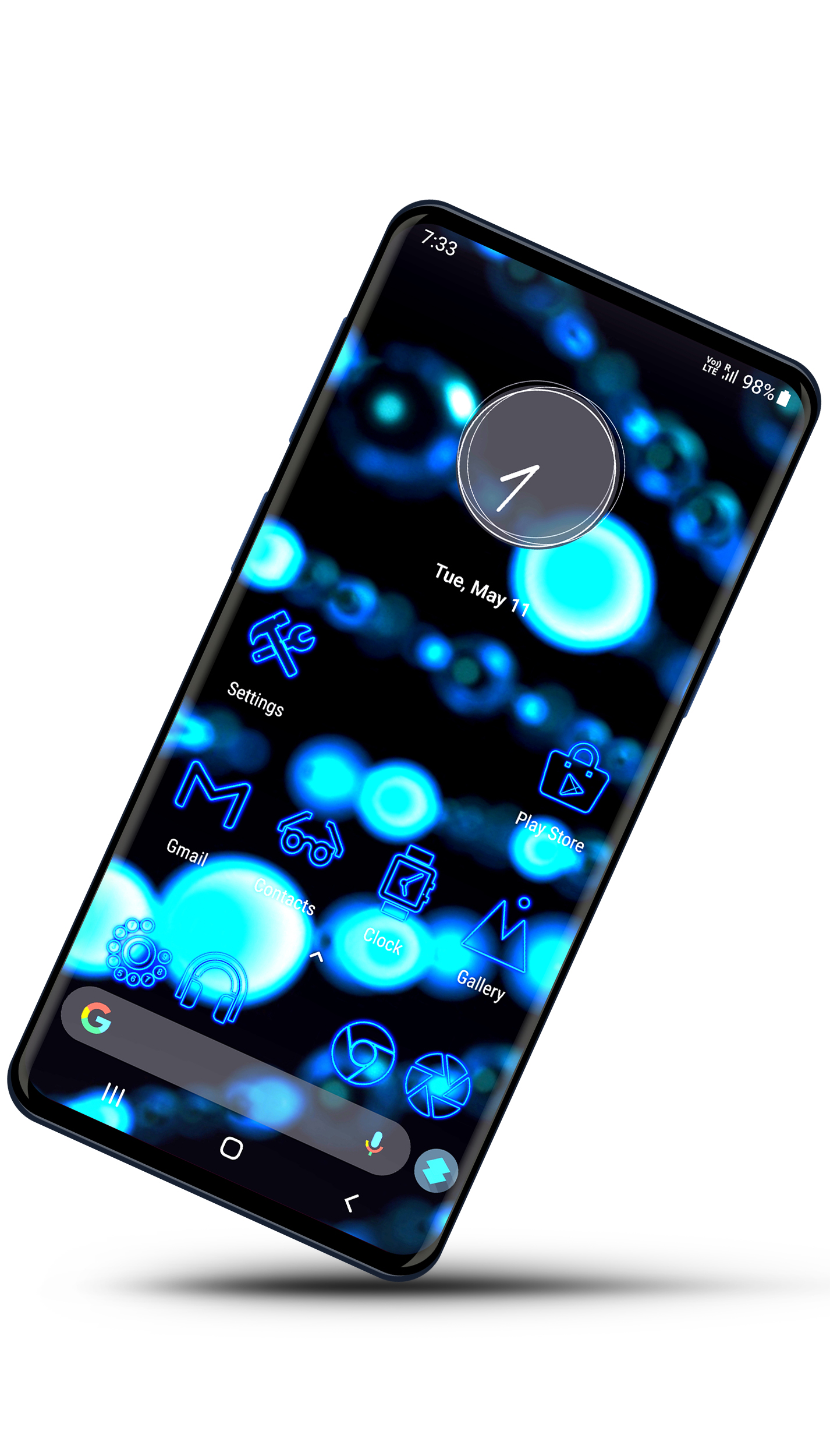 اسکرین شات 5 برنامه Neon Theme