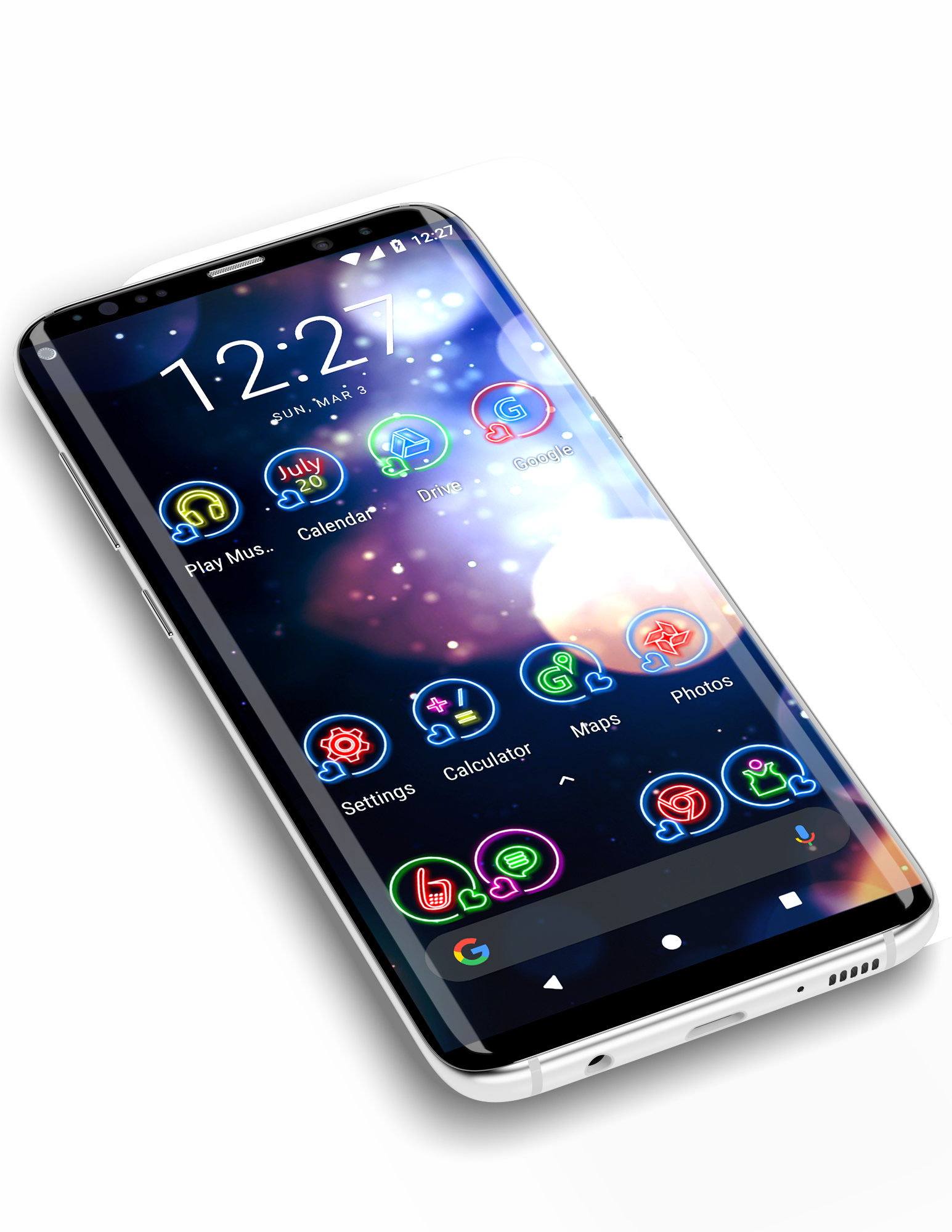 اسکرین شات 5 برنامه 3D Launcher Theme