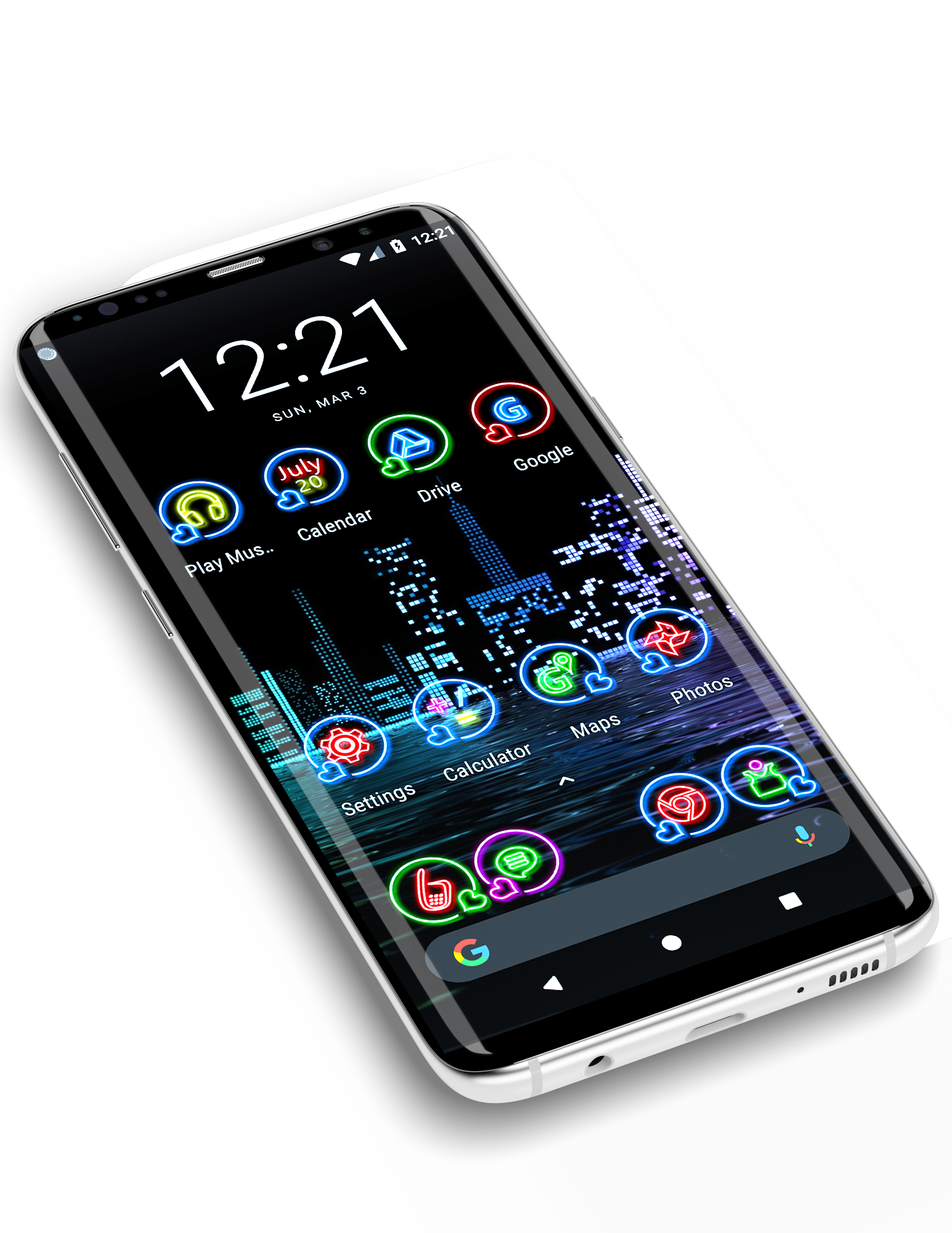 اسکرین شات 2 برنامه 3D Launcher Theme