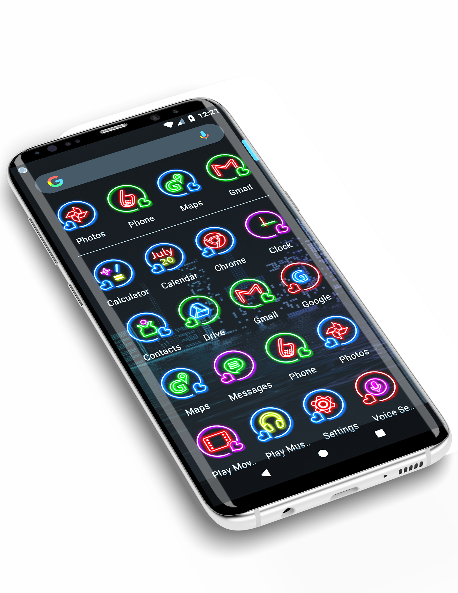 اسکرین شات 3 برنامه 3D Launcher Theme