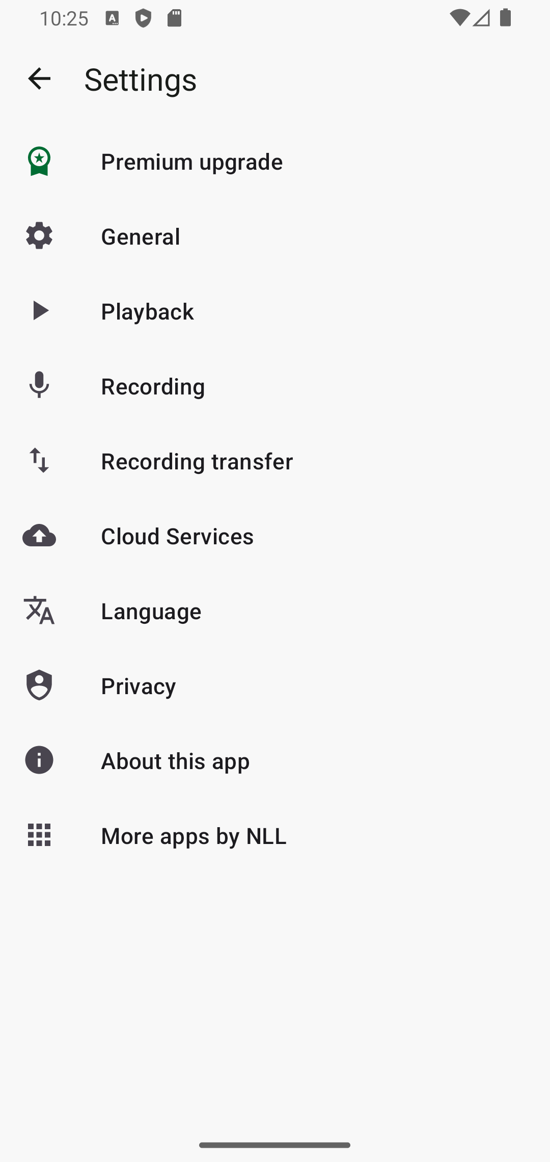 اسکرین شات 7 برنامه ASR Voice Recorder