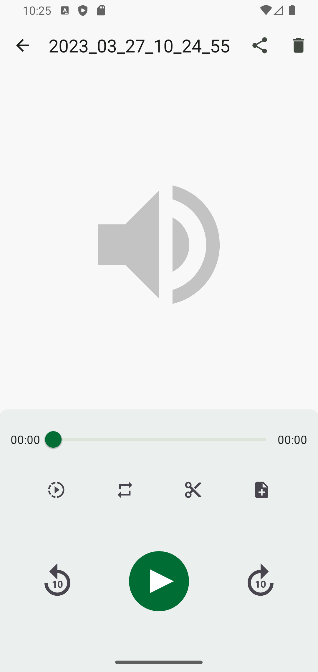 اسکرین شات 5 برنامه ASR Voice Recorder