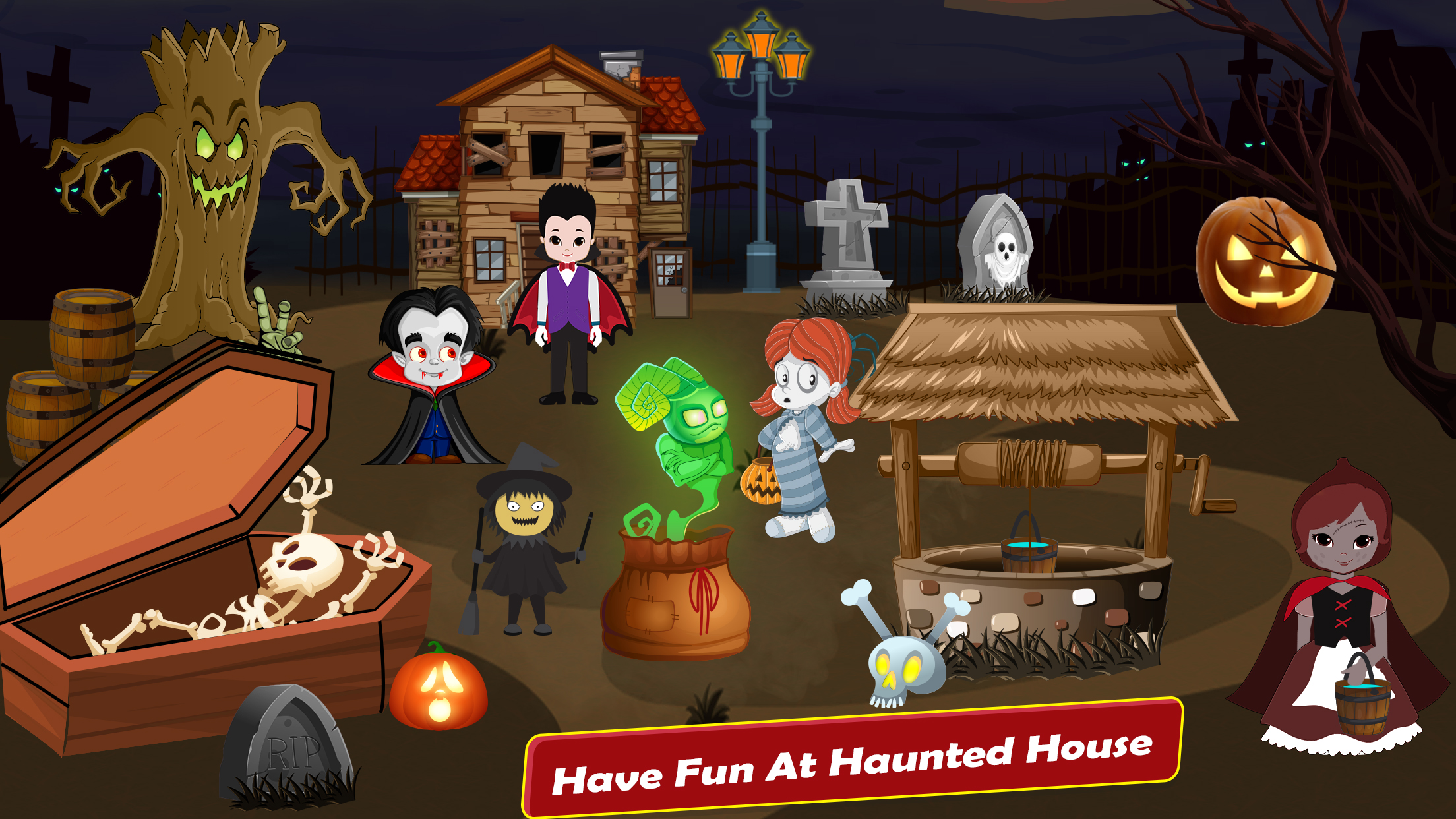 اسکرین شات 1 بازی Pretend city haunted house