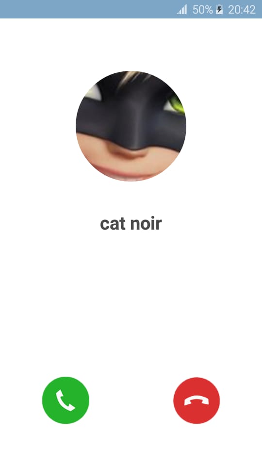 اسکرین شات 4 برنامه cat noir fake call