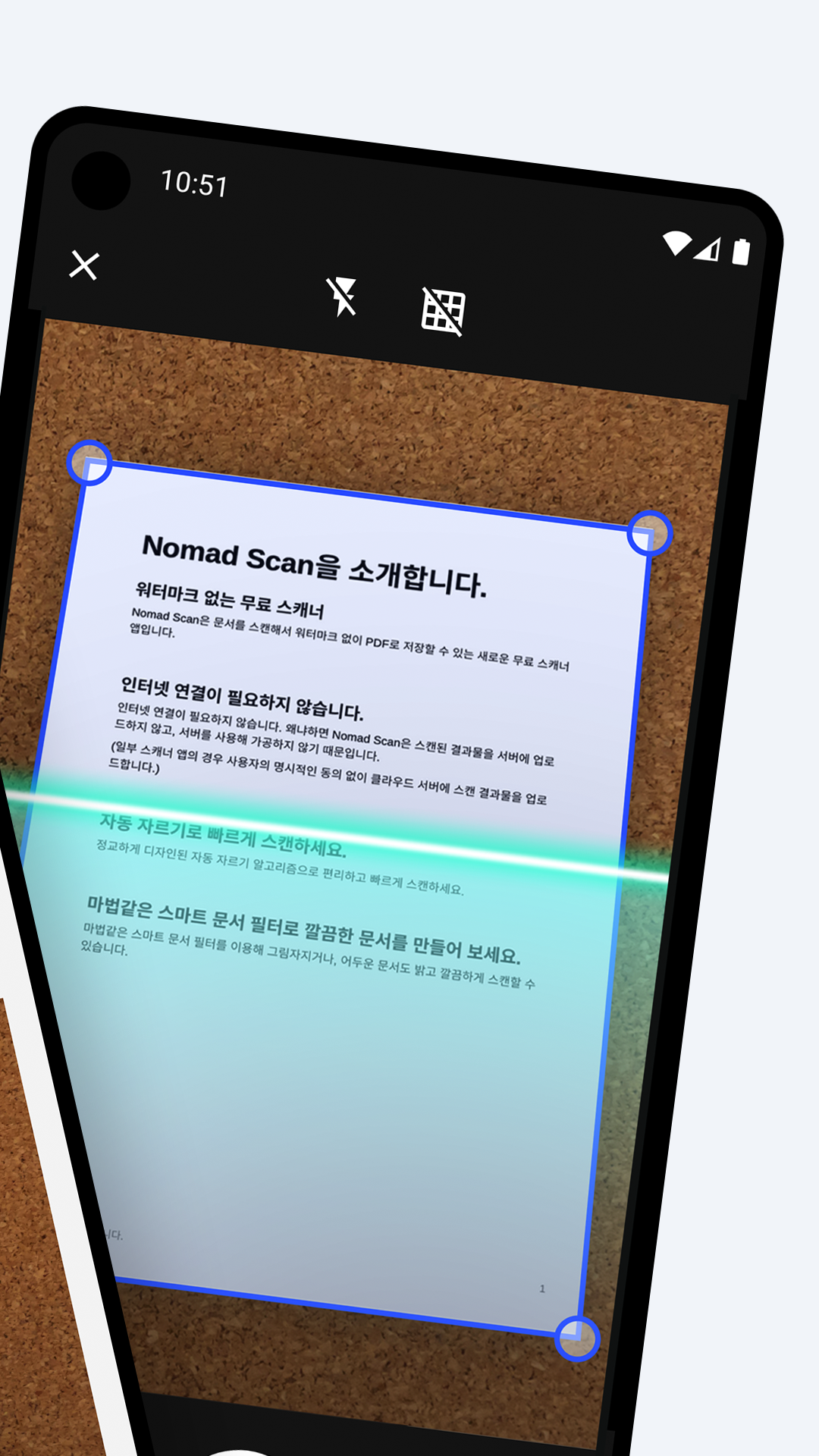 اسکرین شات 2 برنامه JPG, PDF Scanner: Nomad Scan
