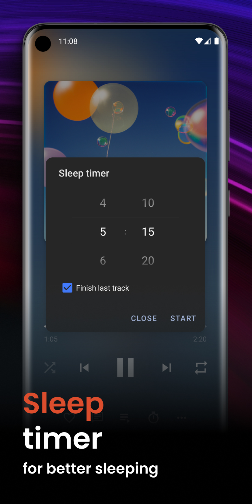 اسکرین شات 5 برنامه Music Player, MP3: Nomad Music