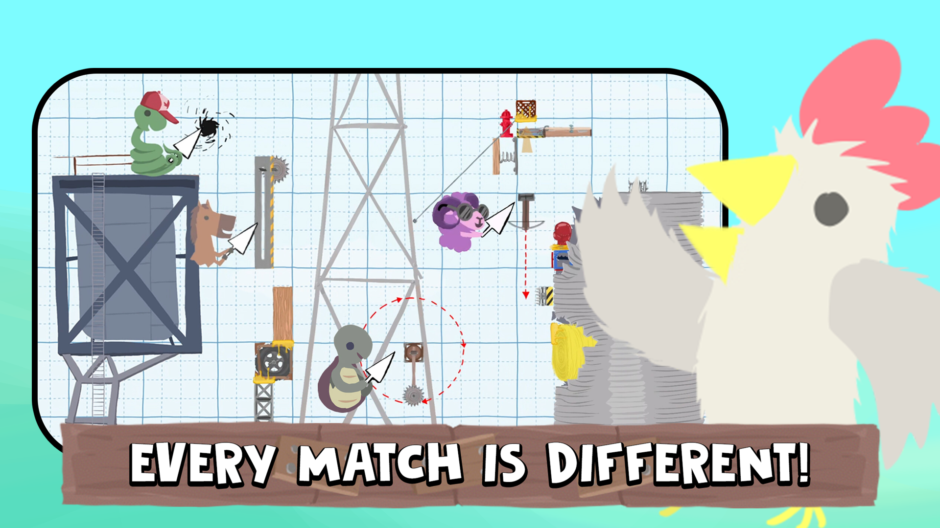 اسکرین شات 2 بازی Ultimate Chicken Horse