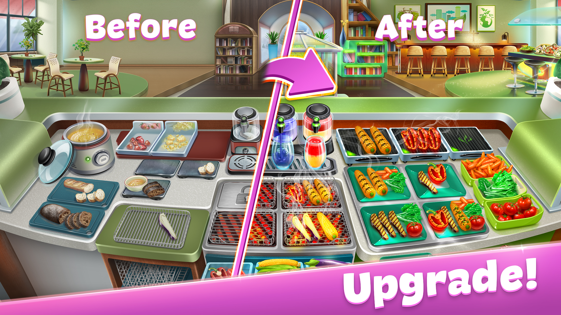 اسکرین شات 4 بازی Cooking Fever: Restaurant Game