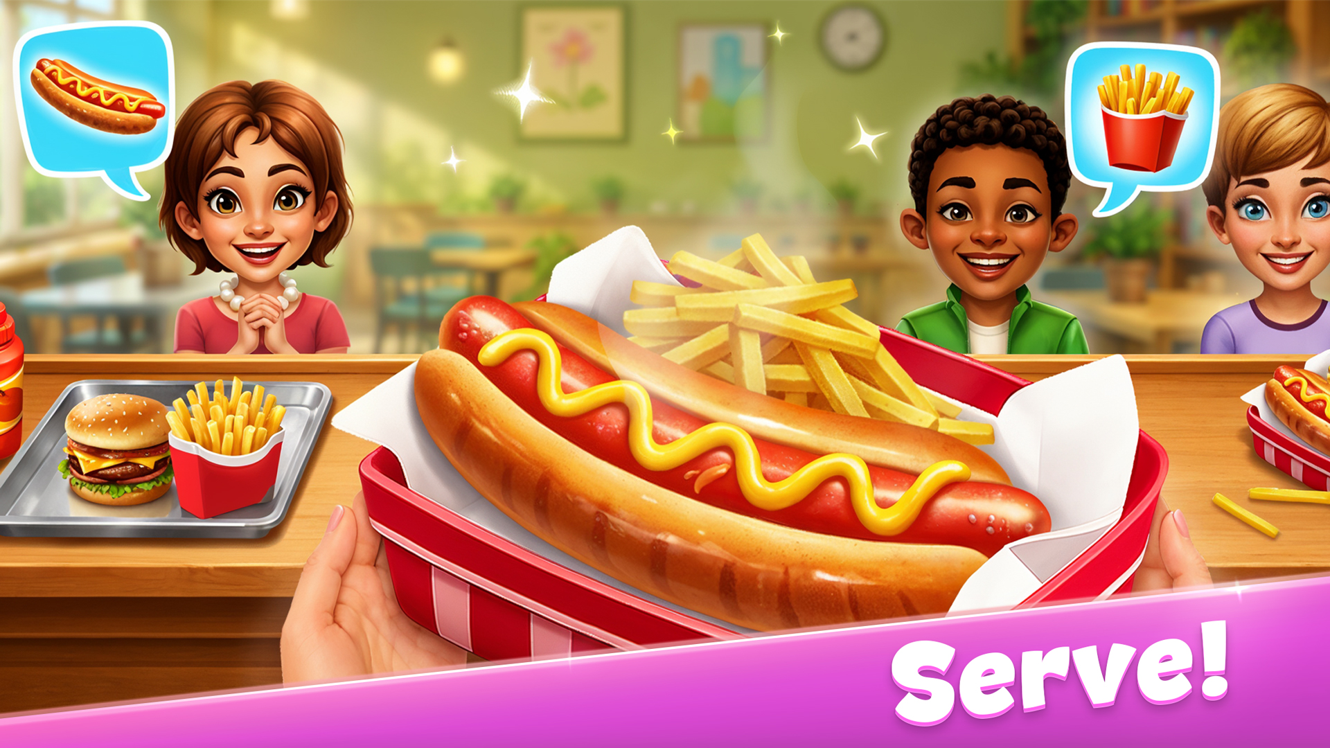 اسکرین شات 1 بازی Cooking Fever: Restaurant Game