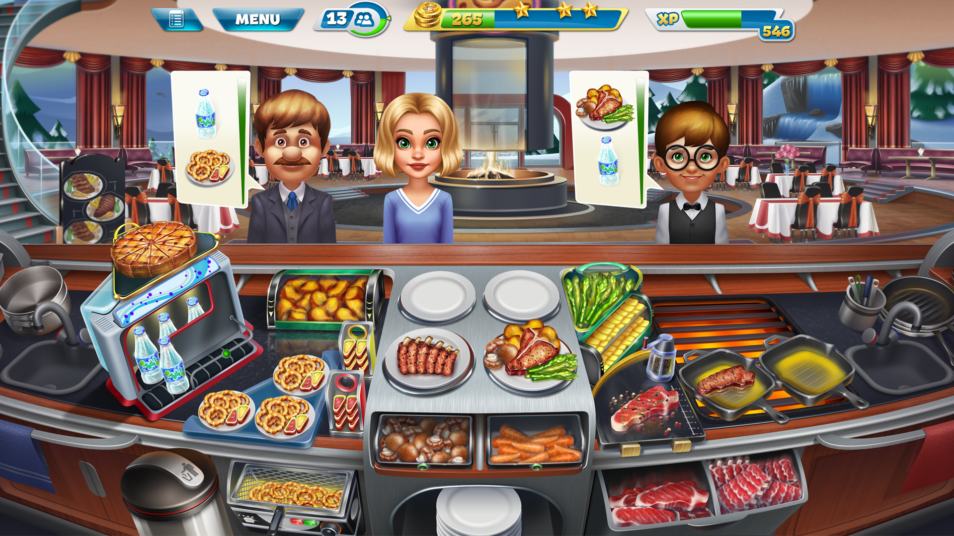 اسکرین شات 5 بازی Cooking Fever: Restaurant Game