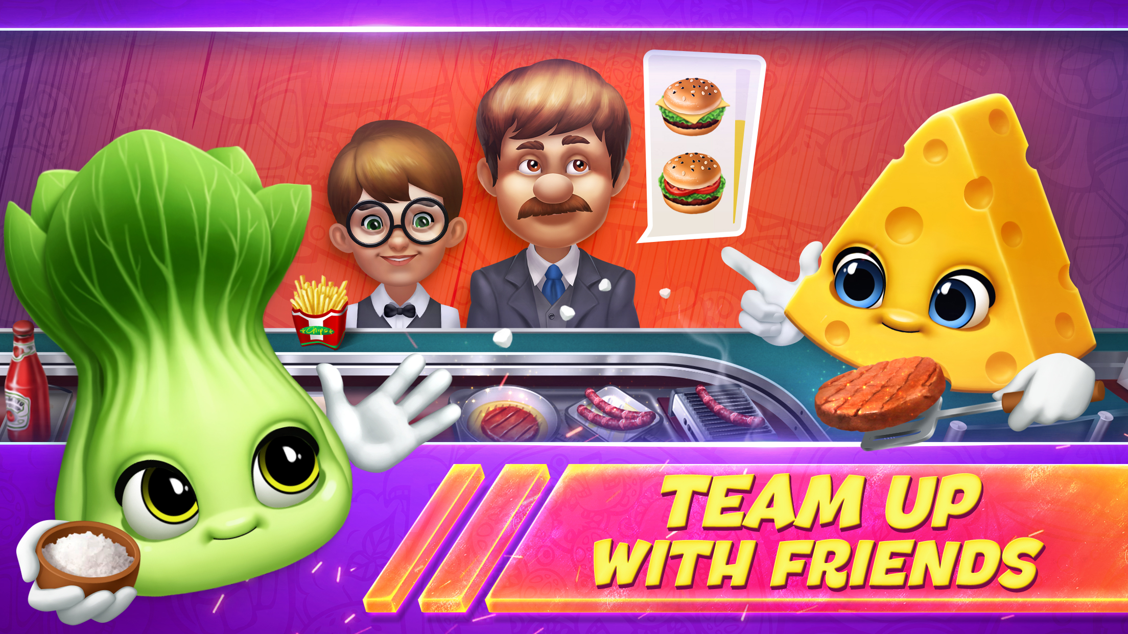 اسکرین شات 3 بازی Cooking Fever Duels: Food Wars