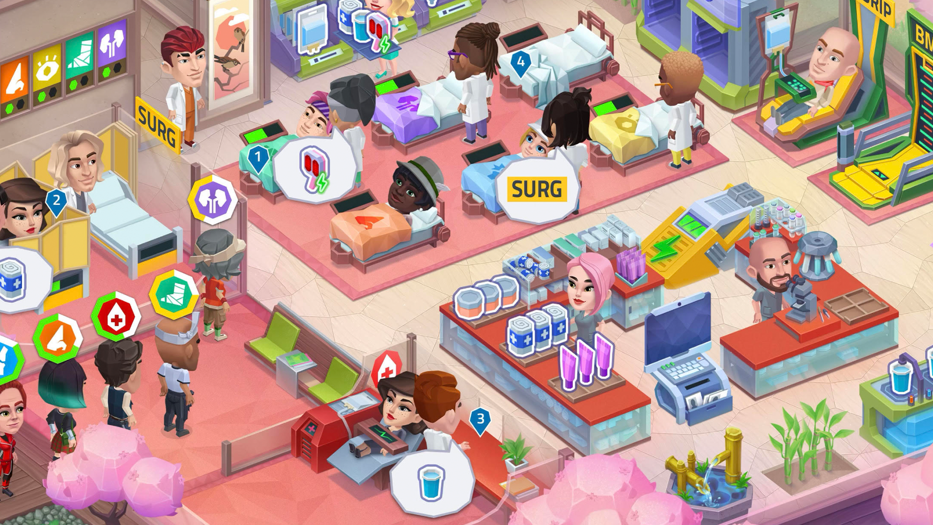 اسکرین شات 5 بازی Happy Clinic: Hospital Game