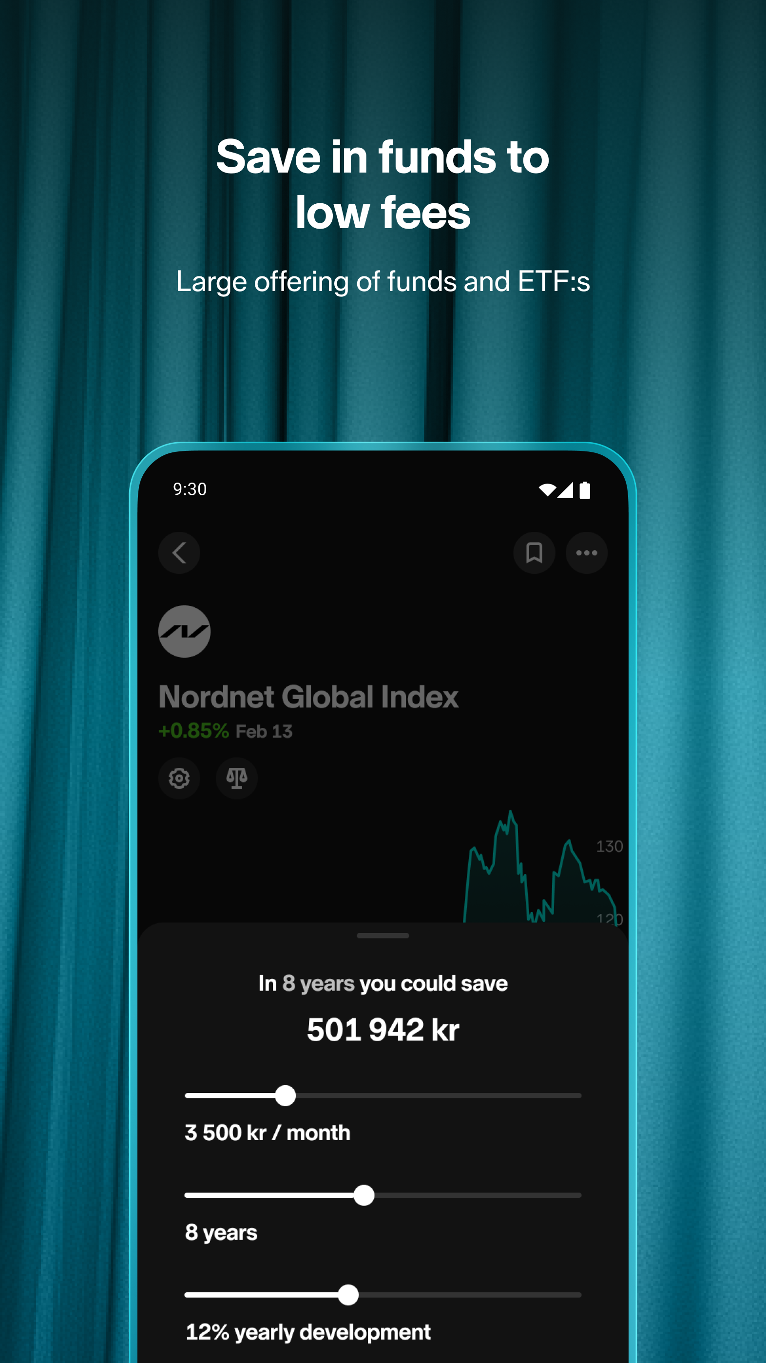 اسکرین شات 6 برنامه Nordnet: Stocks & Funds